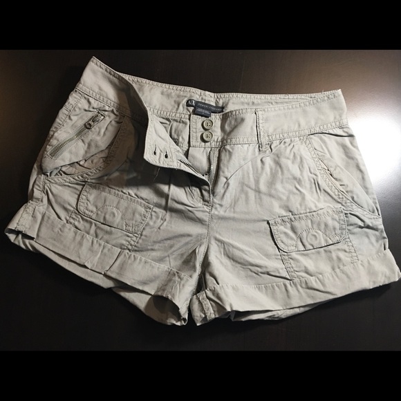 Armani Exchange greenish grey short size 0 - Picture 3 of 6